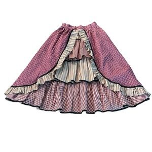 NOAH’S FLOOD DALLAS, TEXAS VINTAGE PAISELY, RUFFLED COOKS’S APRON SKIRT SIZE 5/6